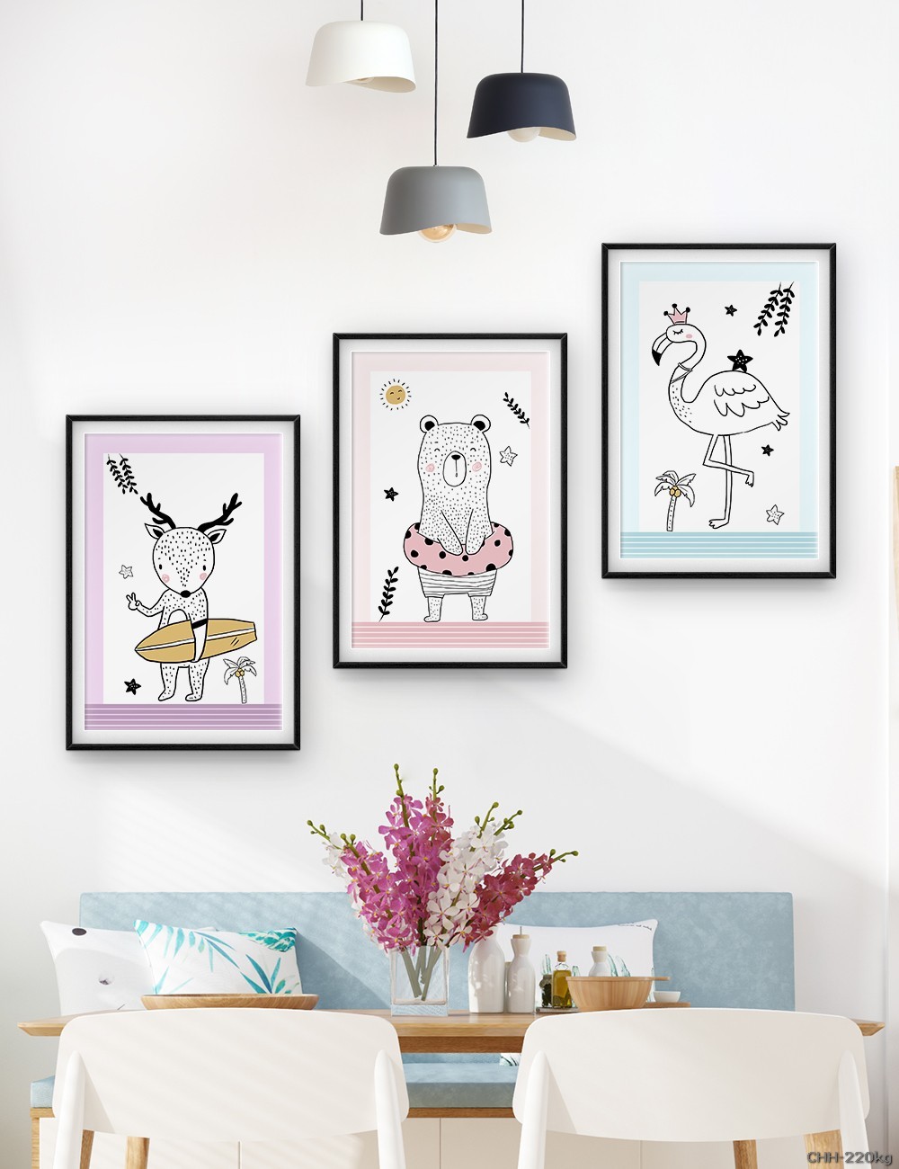 Tranh trừu tượng CHH-220kg